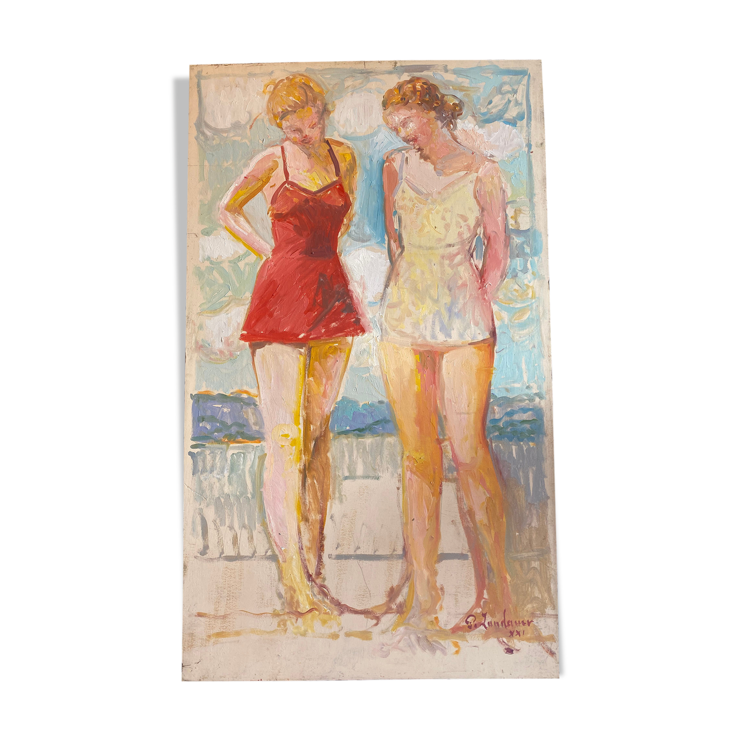 Painting Patrice Landauer