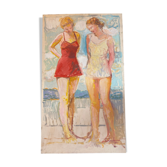 Painting Patrice Landauer