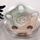 Large handcrafted glass bowl / fruit bowl / centerpiece