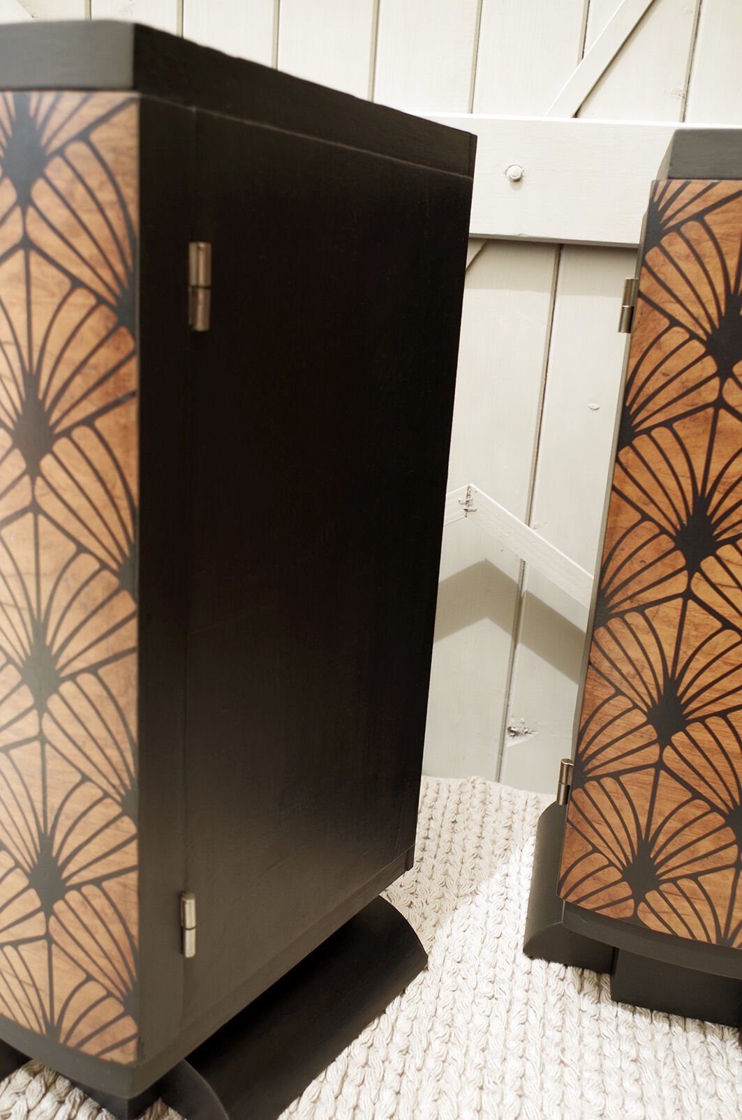 Pair of bedside art deco