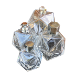 Ensemble de 4 flacons de parfum vintage