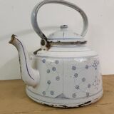 Antique enamelled kettle - Vintage kettle