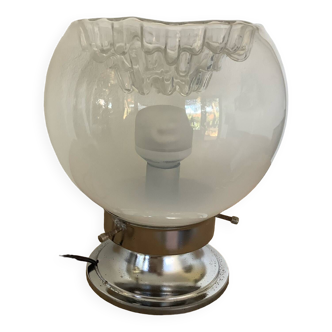 Lampe Vintage 1970 Globe Murano Space Age Italy