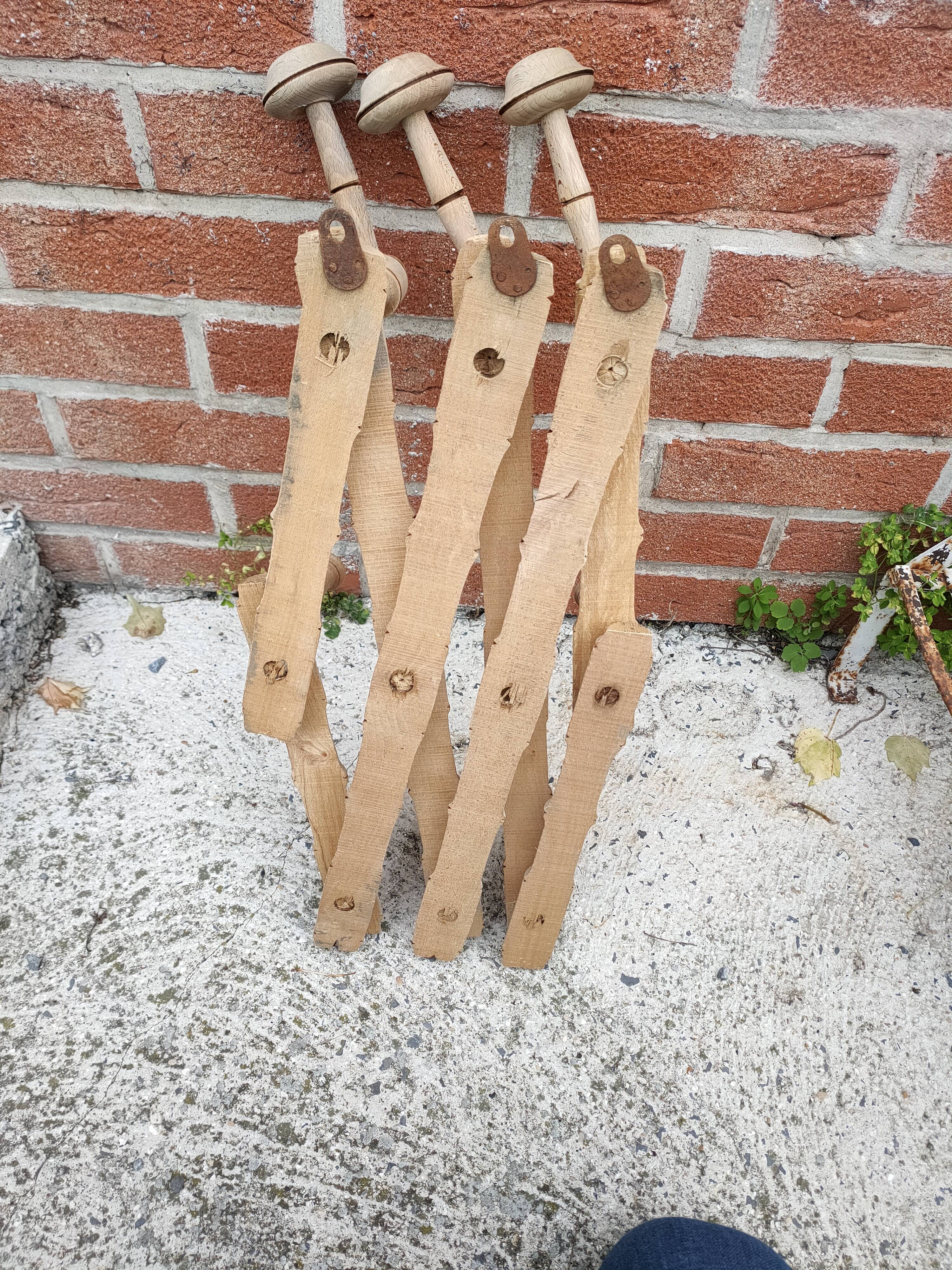 accordion coat rack faux bamboo