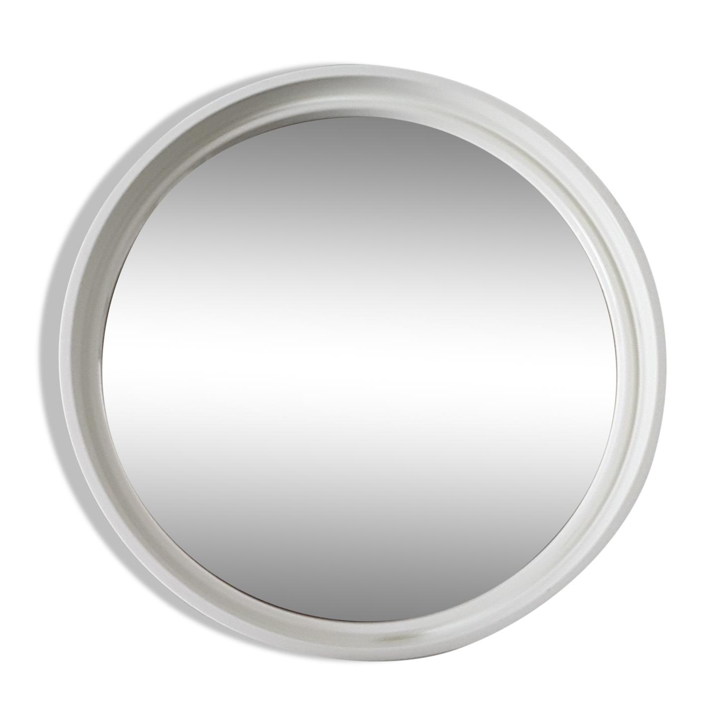 White round wall mirror 40cm Gilac