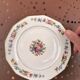 set of 6 Vintage Dessert Plates S.I.P France with Floral Decoration