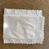 CB monogram trousseau pillowcase.