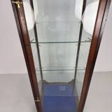 Beautiful mahogany museum display cabinet from England, circa 1925.