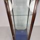 Beautiful mahogany museum display cabinet from England, circa 1925.