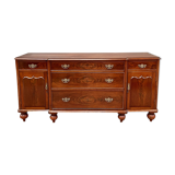 Victorian chest of drawers 19th in mahogany