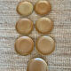 7 dessert plates in stoneware