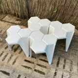 Vintage plastic side table