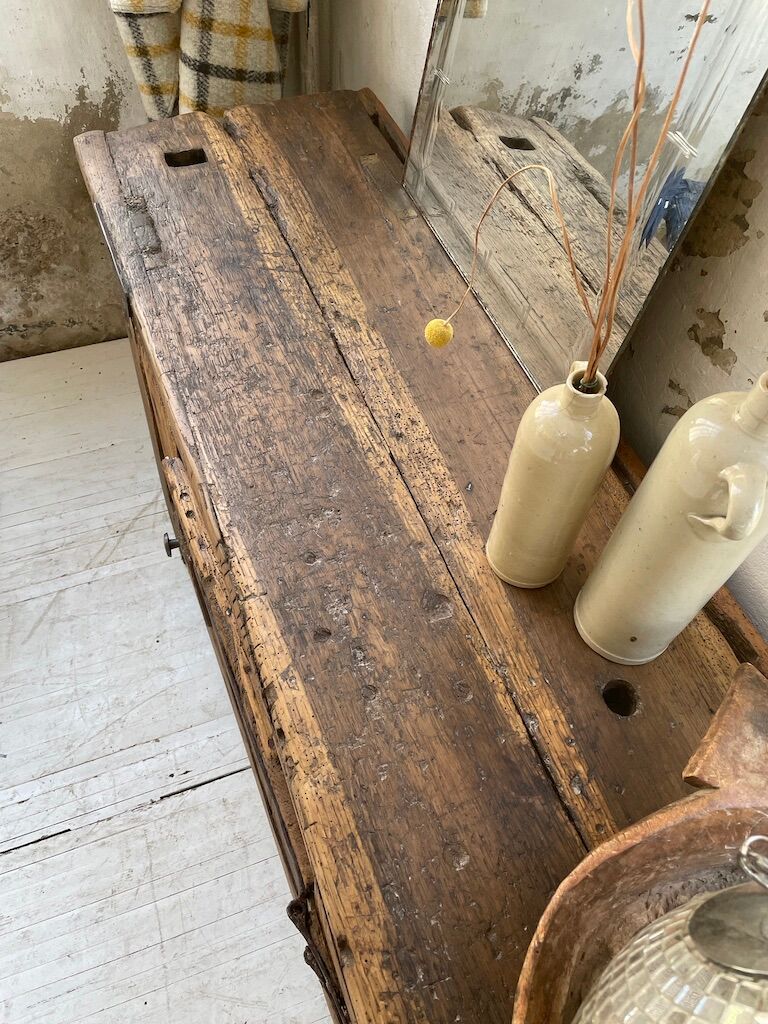 Established former brutalist console oak pine