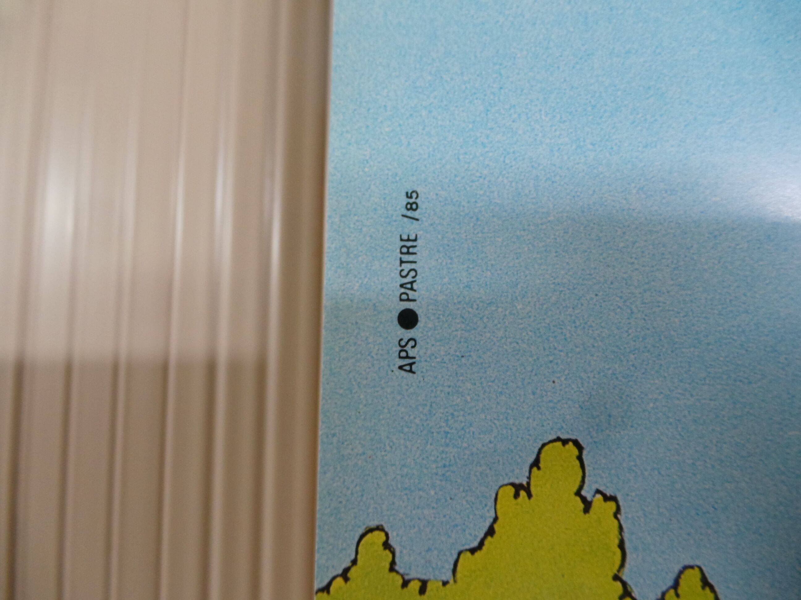 Original National Lottery poster slices of friends tribute to Jules Romains 1985