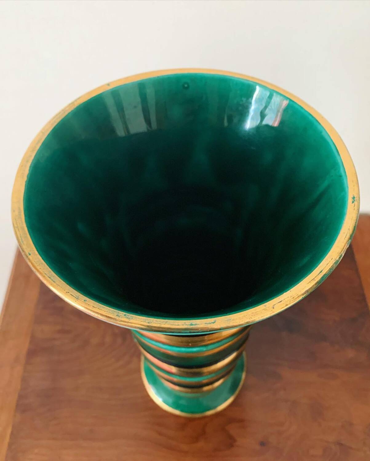 Large Art Deco ceramic vase by B. Letalle, Saint-Clément