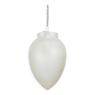 Lampe à suspension en verre, années 1960