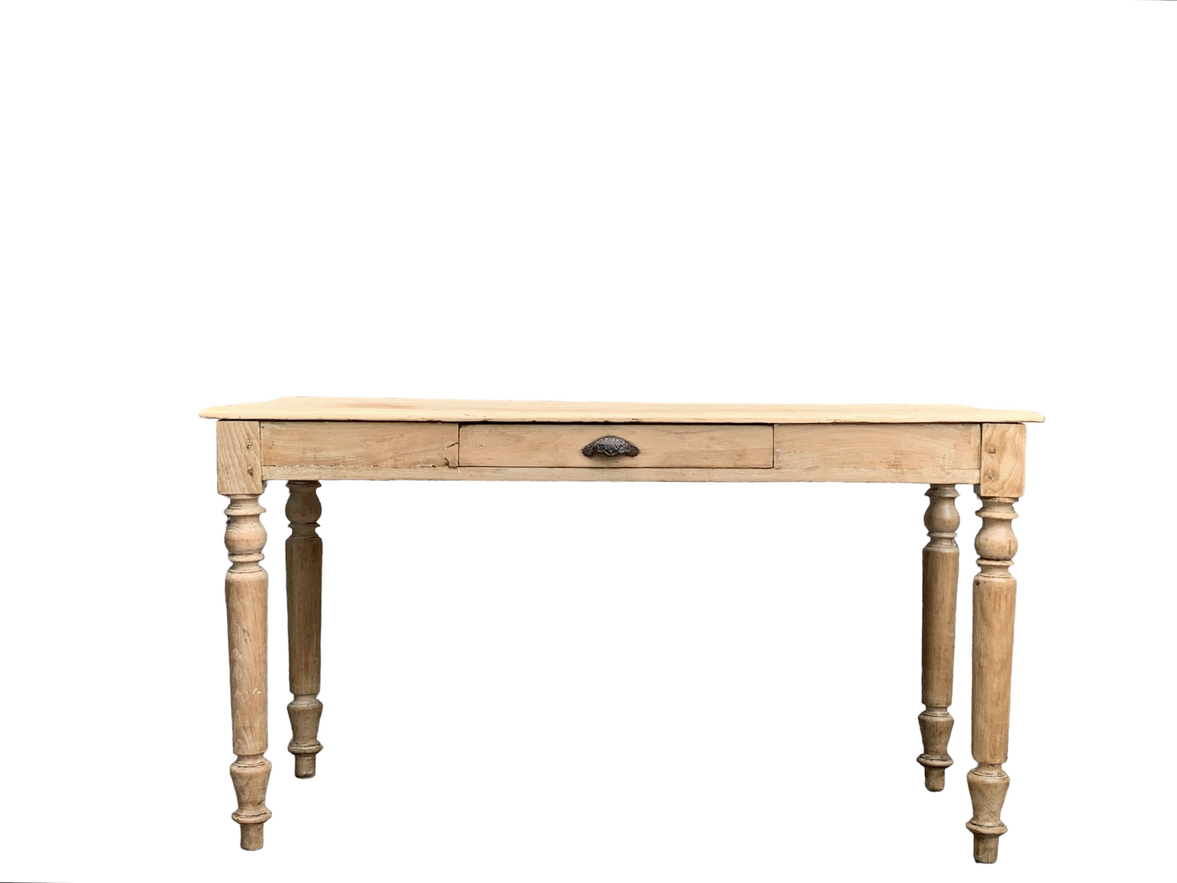 Raw wood farm table 1920