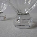 Two crystal candlesticks