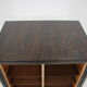 1960s beech tambour cabinet, czechoslovakia