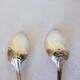 2 vintage silver plated Ercuis teaspoons