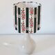Flower-shaped lampshade Flora "green overmount"