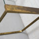 Mid Century Hollywood Regency Coffee Table brass and glass, Italy 1970s