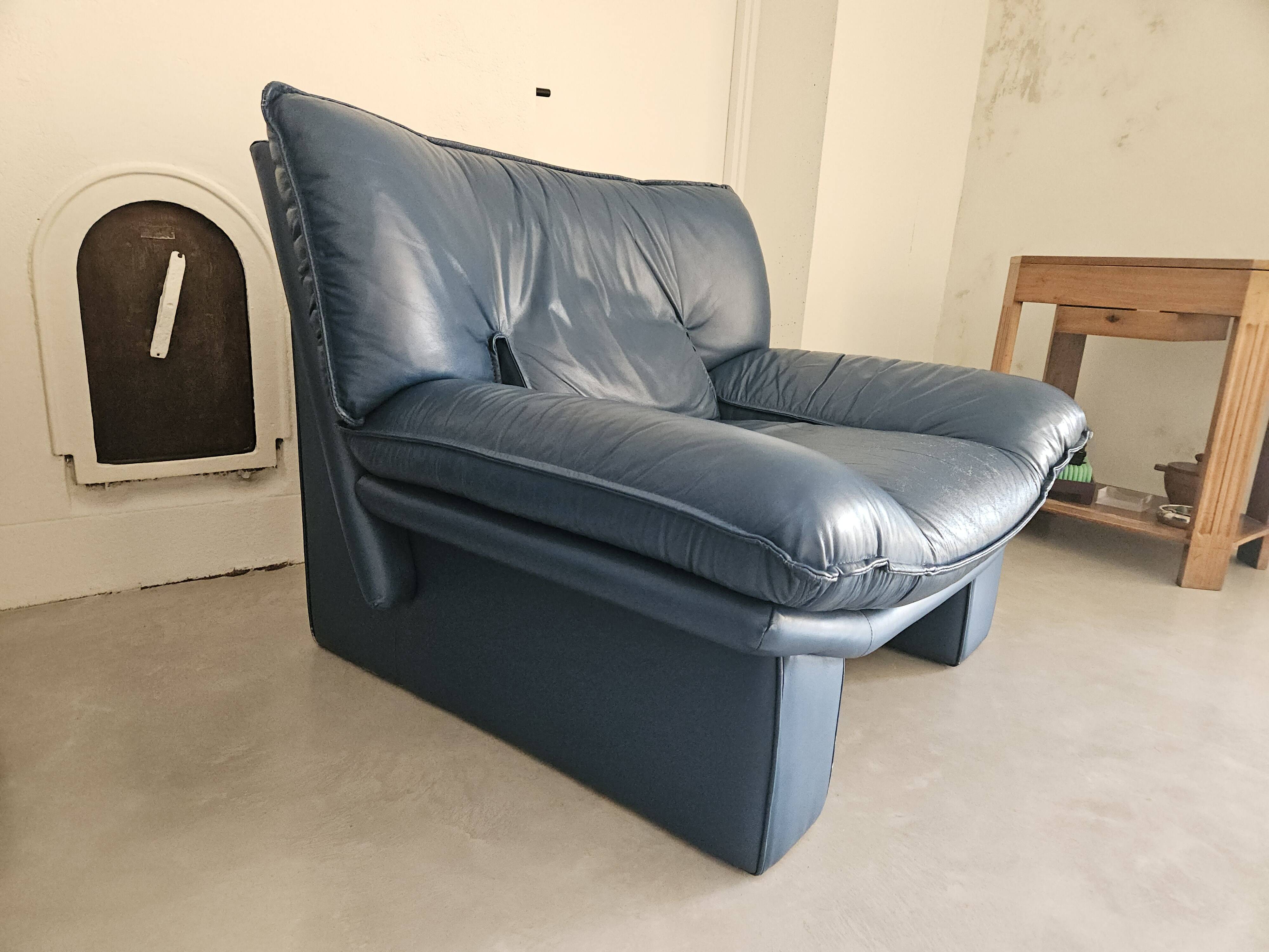 Paire de fauteuils, Nicoletti Salotti, 1980, Italie