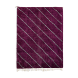 Modern Moroccan carpet dark pink contemporary art 240x340cm