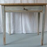 Patinated farm table