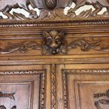 Buffet de pavillon de chasse style Renaissance en chêne massif vers 1850