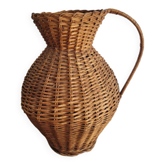 Rattan jar