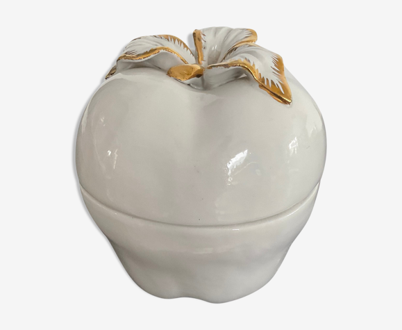 Pot en céramique vintage pomme signée Italy