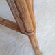 Table en rotin vintage 1960