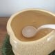 Vintage barbotine pear compotier