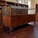 Vintage wooden shop counter/display case.