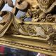 Large Rococo-style wall mirror, around 1850.