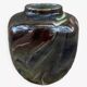 Vase in marbled glazed earthenware, Savoie