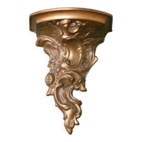 Rococo bronze wall console, small wall shelf, wall light, interior decoration