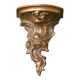 Rococo bronze wall console, small wall shelf, wall light, interior decoration