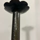 Brutalist wrought iron candlestick from the 70s