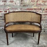 Louis XVI style basket bench