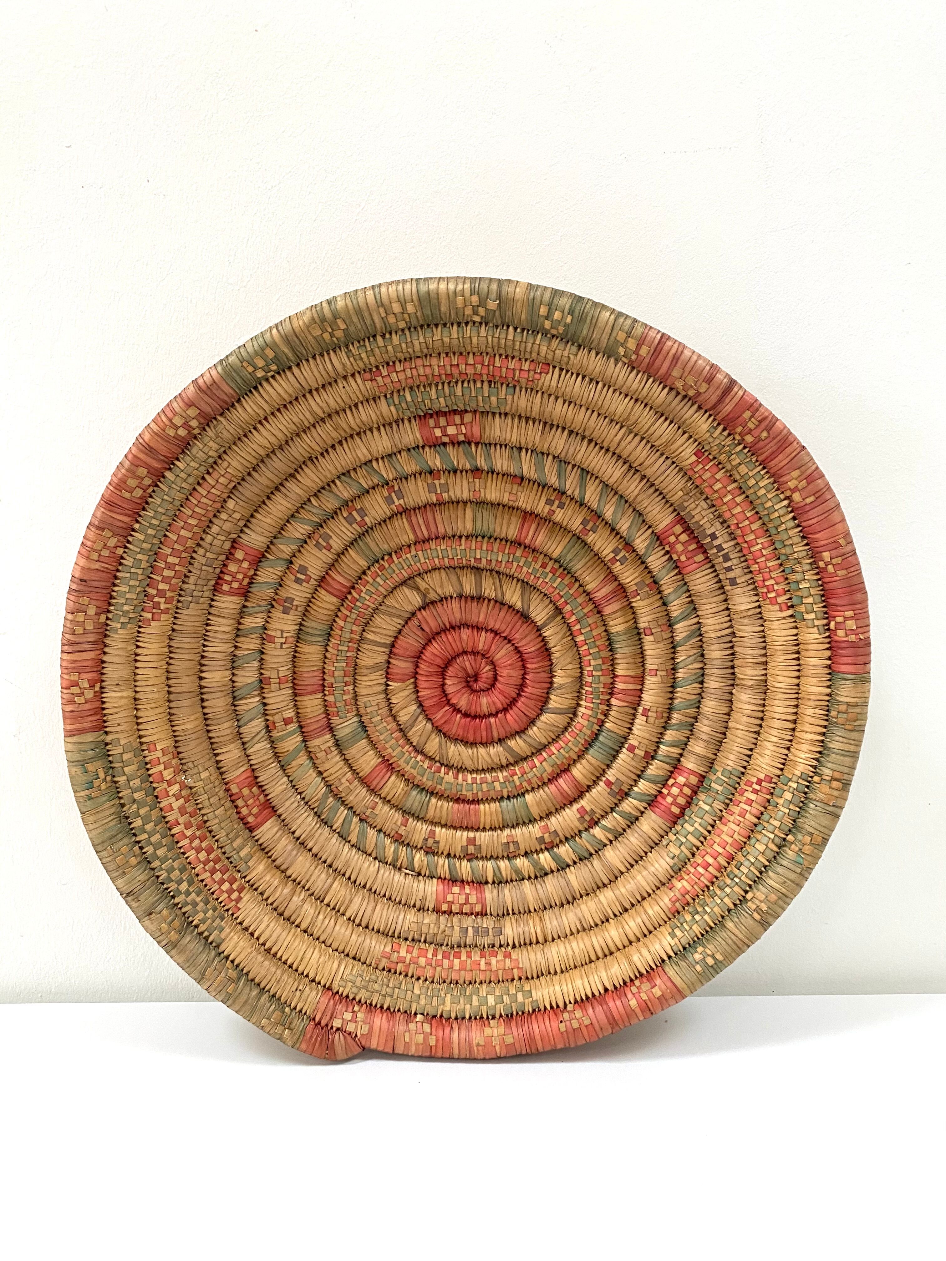 African braided basket