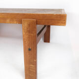 Table basse en teck avec carreaux de design danois, années 1960