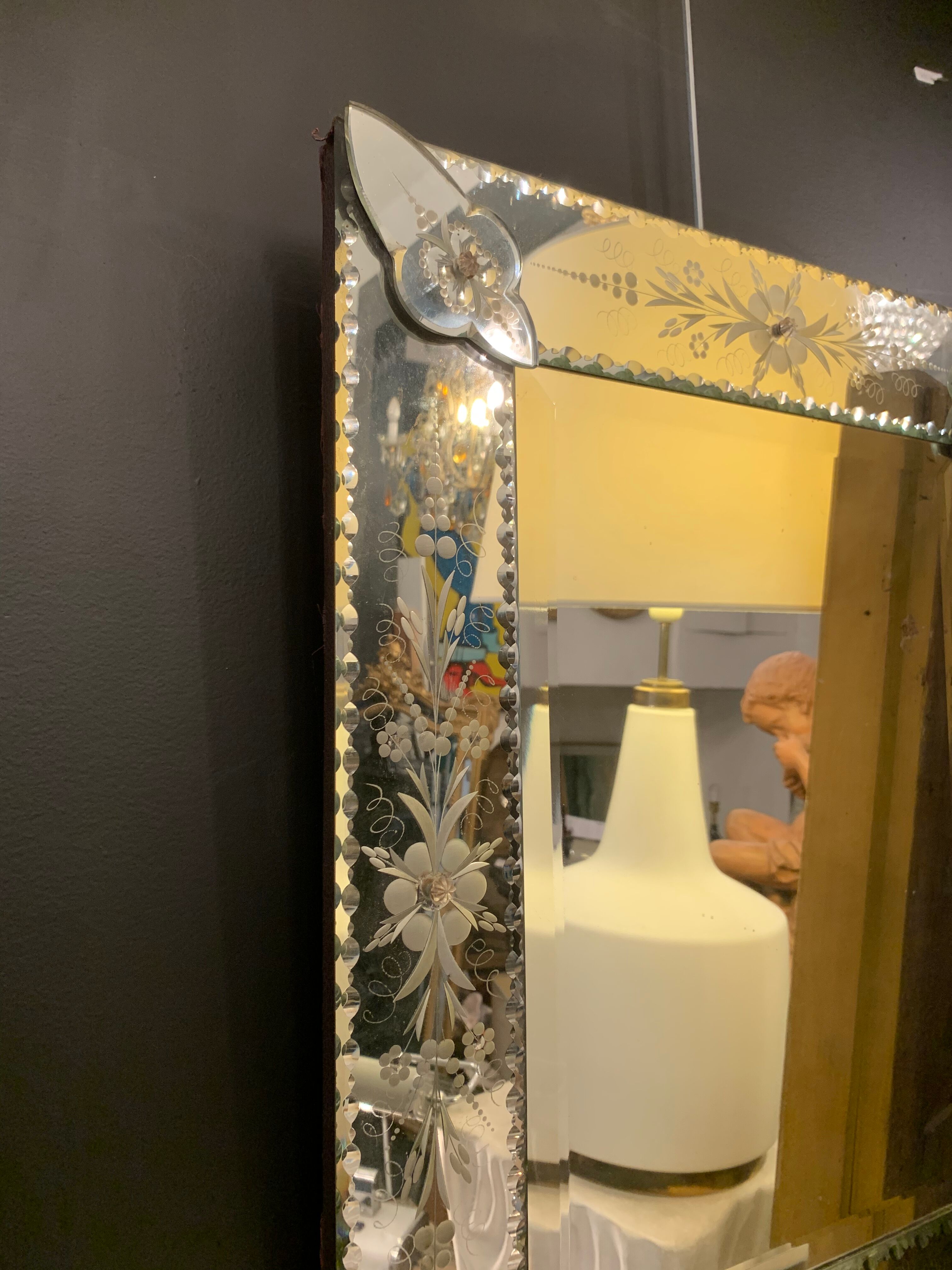 20th century Venetian mirror design