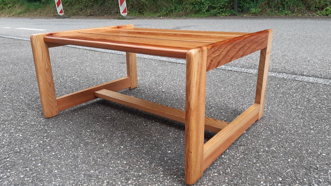 Solid pine coffee table 1980