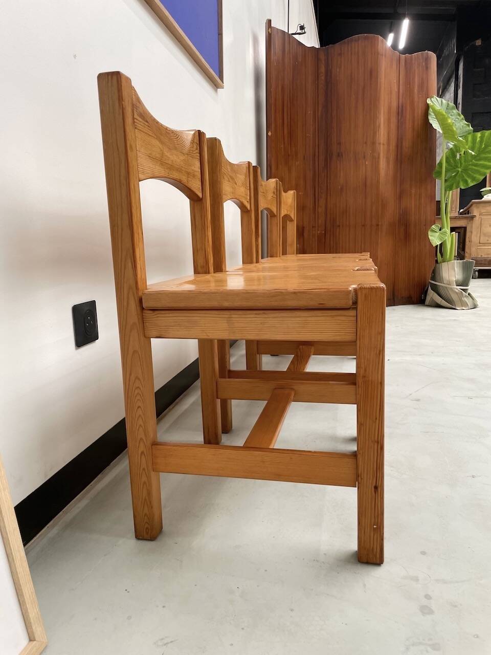 Table pin et chaises « hongisto » Ilmari Tapiovaara