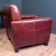 Cowhide club armchair, Vintage clubchair