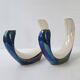 Pair of vintage Verceram candlesticks, 1960s
