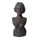 Cast iron bust door stop or bookend