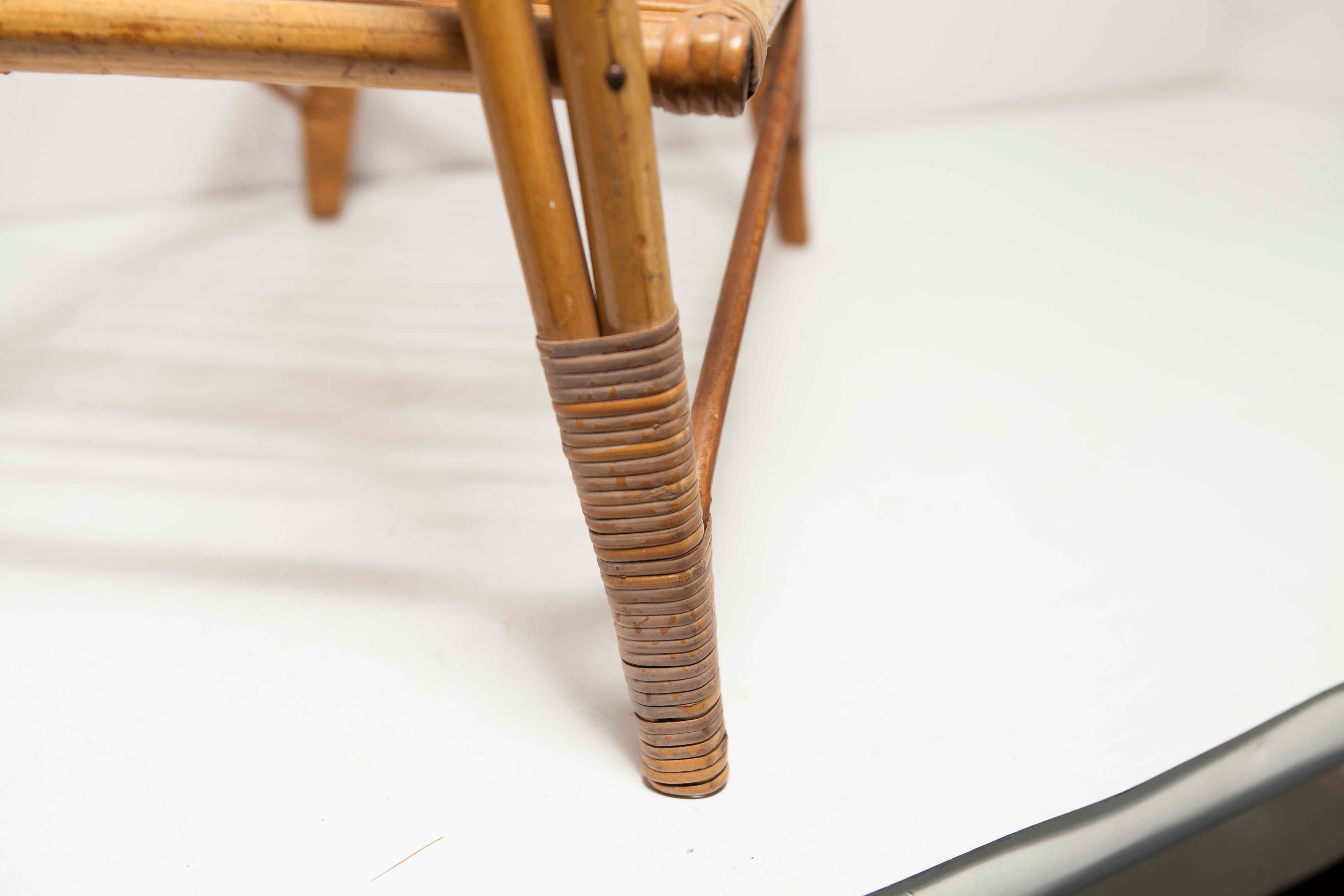 Bamboo magazine holder 1960